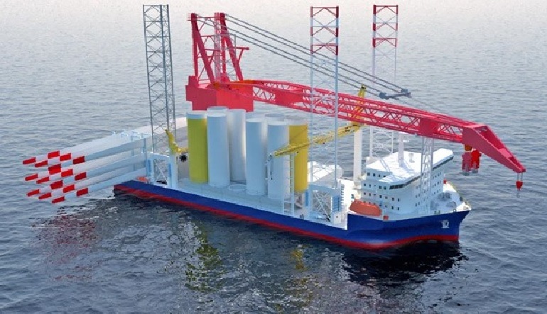 Huadian charters 20MW turbine jack-up Huadian charters 20MW turbine jack-up