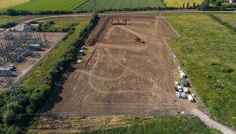 Construction kicks off at 99MW UK storage site Construction kicks off at 99MW UK storage site