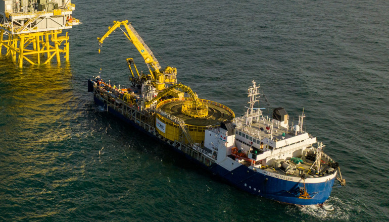 First export cable installed at Inch Cape First export cable installed at Inch Cape