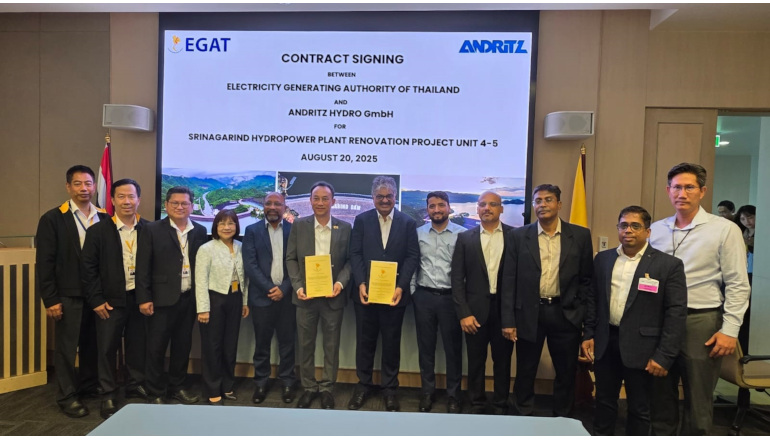 EGAT picks Andritz to modernise Srinagarind hydropower plant EGAT picks Andritz to modernise Srinagarind hydropower plant