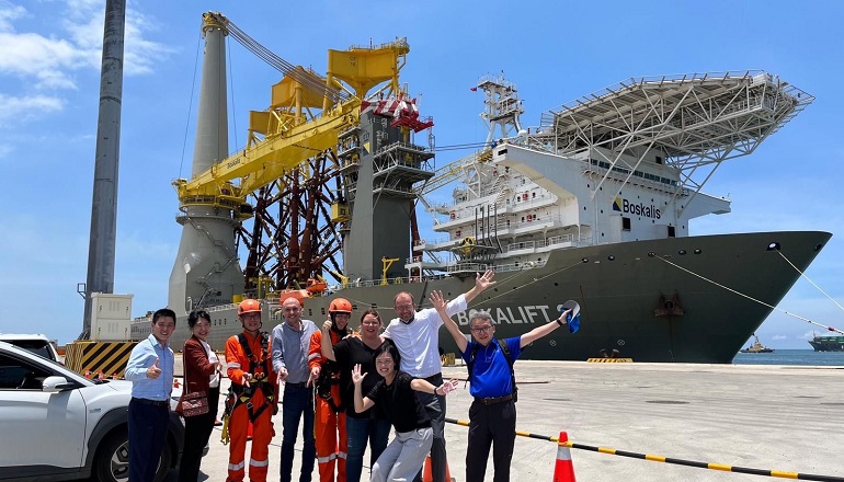 Bokalift 2 vessel is ready for its voyage to install at least seven more jackets