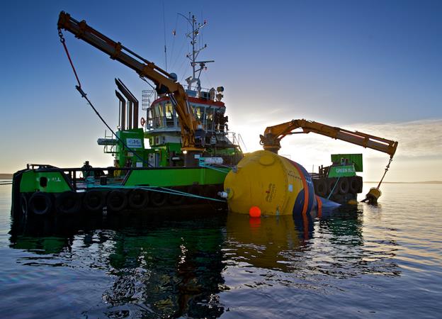 UK geotech crew joins marine mooring demo Corpower sails through wave milestone