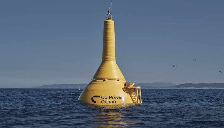 CorPower Ocean has installed its first commercial scale wave energy converter (C4 device) from the port of Viana do Castello