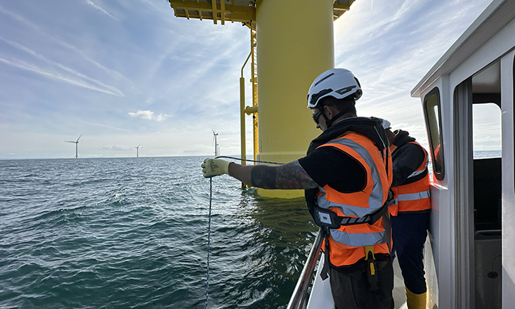 RWE, ARC Marine celebrate pilot project at Rampion GWS wins installation gig at Thor offshore wind farm