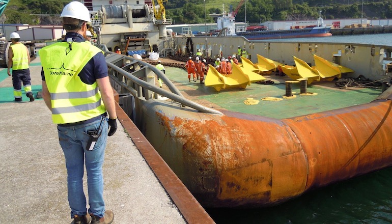 Norwegian engineers forge Spanish floating ties Norwegian engineers forge Spanish floating ties