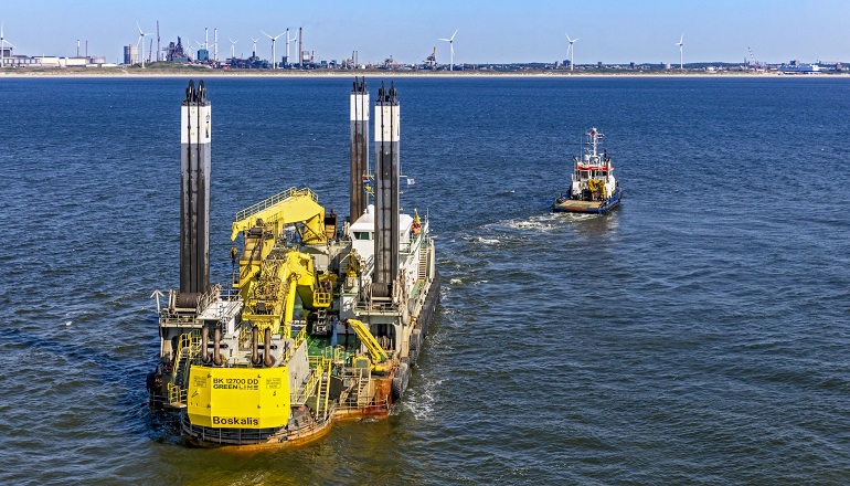 TenneT has started excavation work on Velsen beach and offshore