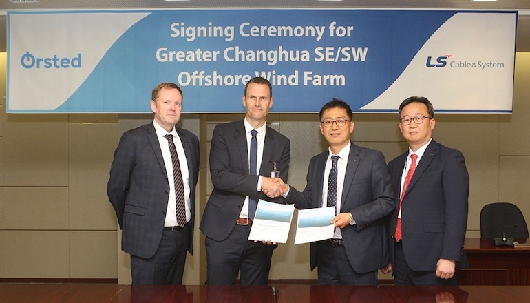 Orsted orders LS Cable wires for Changhua 1&2a