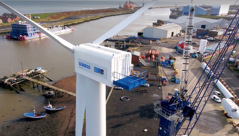 Blyth turbine ready to train Blyth turbine ready to train