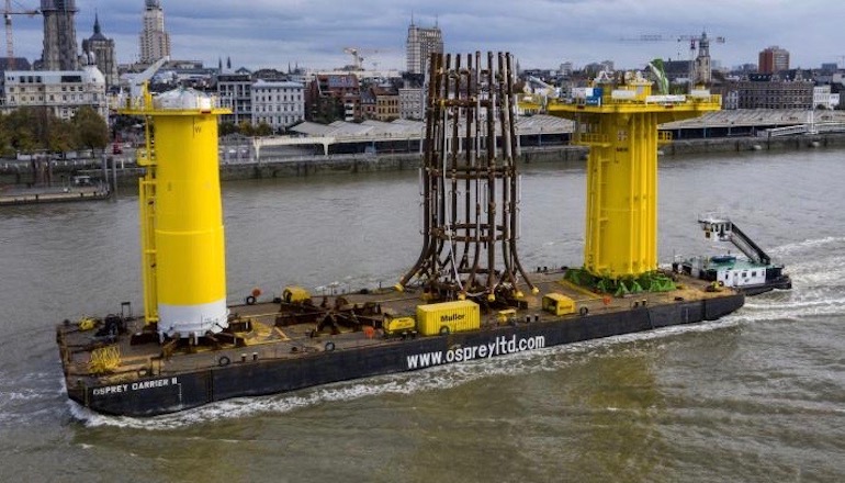 Seamade substation TP journeys to Rotterdam