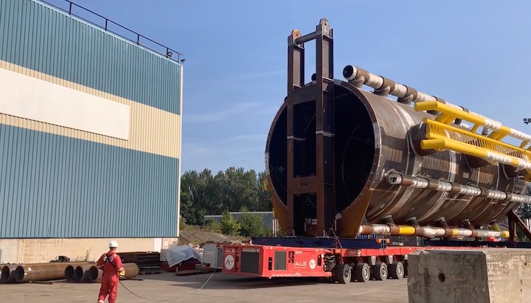 Triton Knoll substations take shape