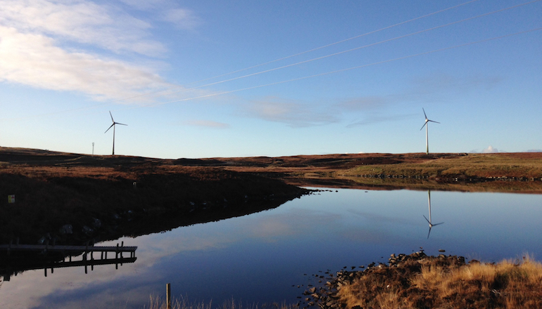 The two Enercon E44 900kW turbines that make up the UistWind wind farm on North Uist generated enough electricity in September to power every home on the island