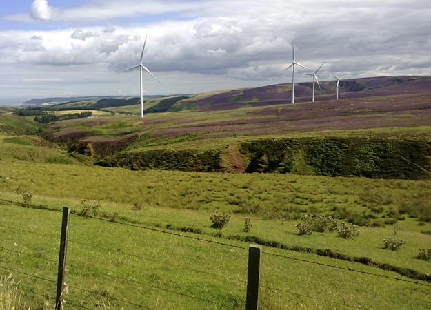 Community Windpower flush for Aikengall trio Community Windpower flush for Aikengall trio
