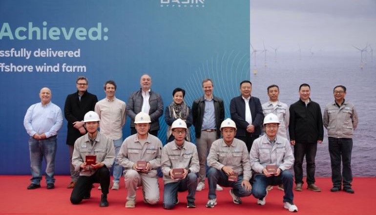 Dajin delivers 45 monopiles for Nordseecluster A