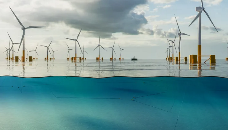 Damen explores floating wind vessel concept Damen explores floating wind vessel concept