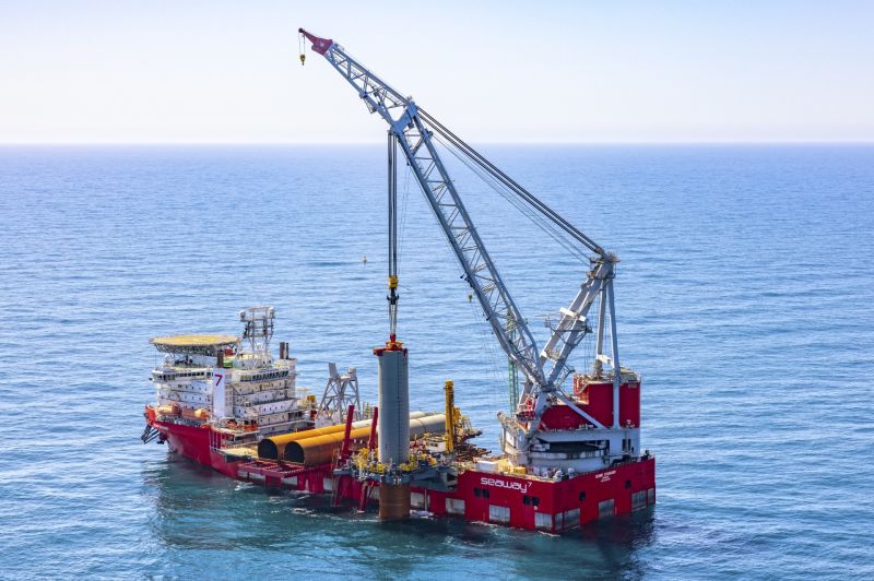 Seaway7 installs final monopile at Dogger Bank C Seaway7 installs final monopile at Dogger Bank C