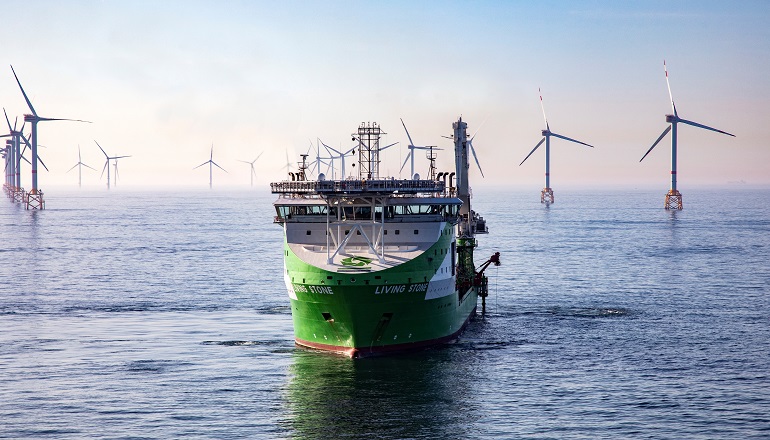 DEME installs Elia subsea export cable