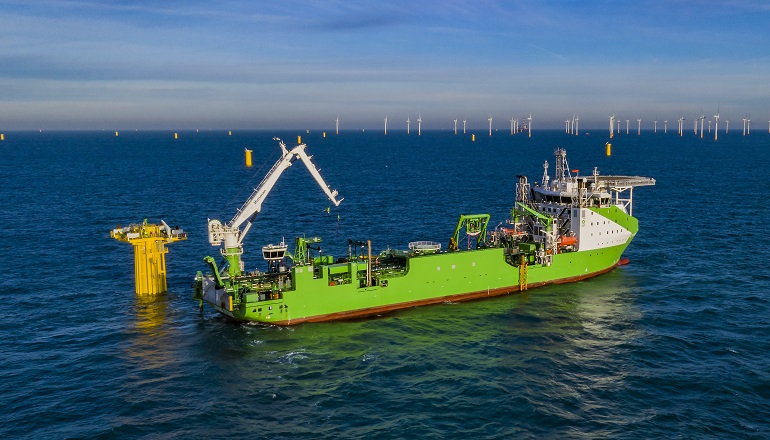 DEME Offshore nets Dogger Bank array cable job DEME Offshore nets Dogger Bank array cable job