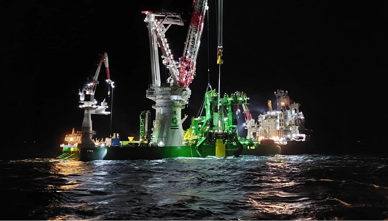DEME Offshore wraps up Arcadis Ost 1 installation