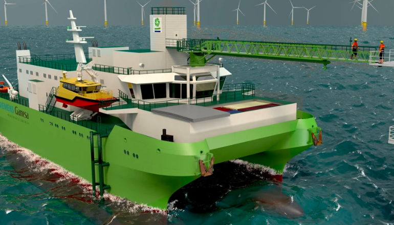 DEME Offshore unveils first wind service vessel DEME Offshore unveils first wind service vessel