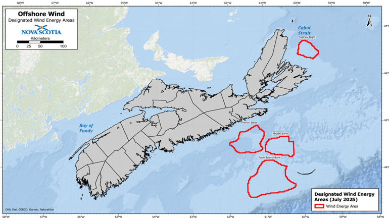 Canada designates four offshore wind areas Canada designates four offshore wind areas