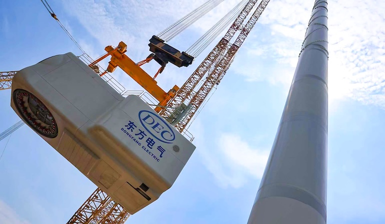 Dongfang installs 26MW offshore prototype Dongfang installs 26MW offshore prototype