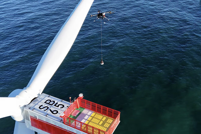 Vattenfall showcases cargo drones Vattenfall showcases cargo drones