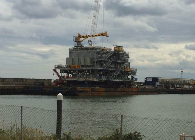 Dudgeon topside ready to sail