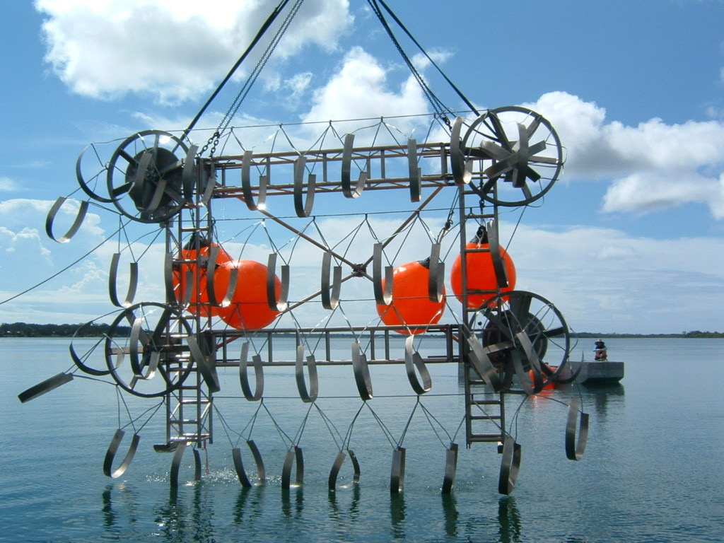 Simec Atlantic Energy's 5KW Aquanator was installed along the Clarence River in New South Wales