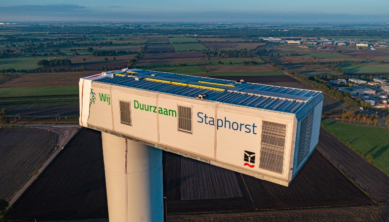 Enercon installs new E-nacelle at Dutch wind farm