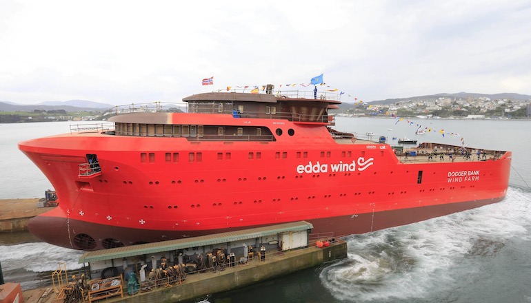 Edda Wind has launched the Edda Breeze commissioning service operation vessel at the Astilleros Gondan shipyard in Spain