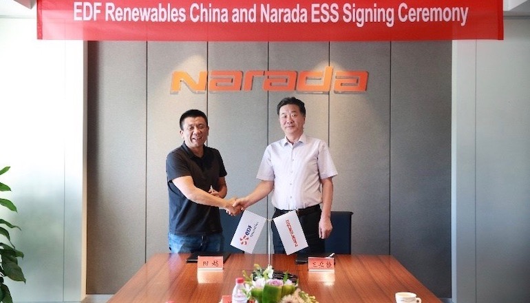 EDF forms Chinese storage team EDF forms Chinese storage team