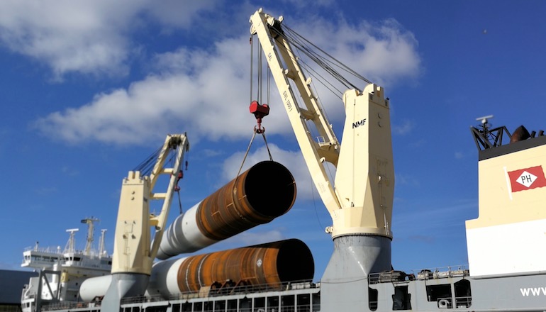 EEW SPC loads out 116th monopile for Hornsea 1 offshore wind farm
