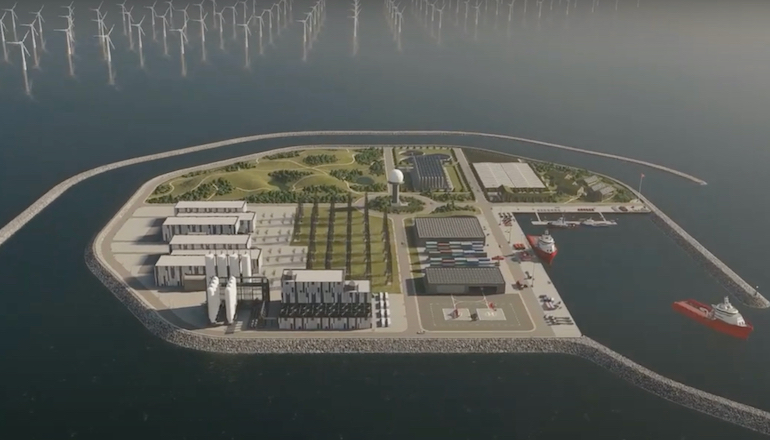 Belgium, Denmark study energy island link WATCH: Danish team unveils energy island vision