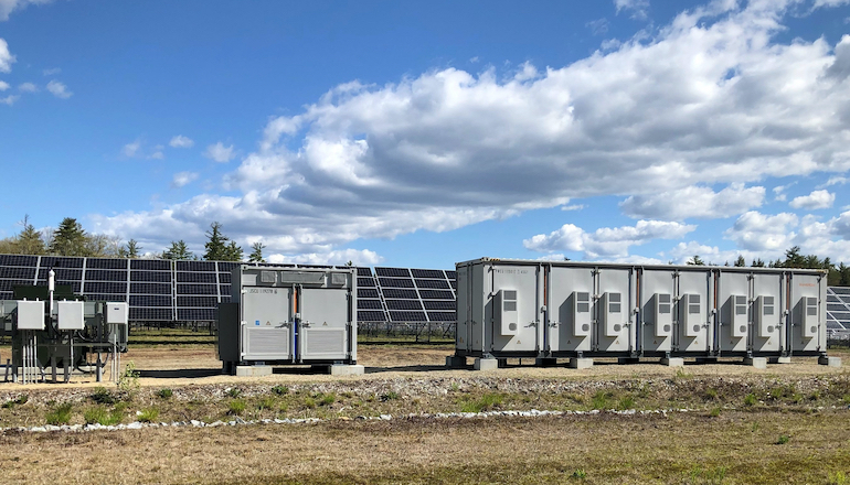 Engie, Canadian Solar agree Scottish battery deal Engie has completed a 2.45MW battery storage plant for New Hampshire Electric Cooperative linked to a 2MW solar farm in the US state