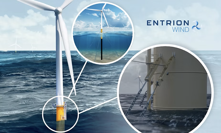 Global Maritime backs UK deep-water monopile demo Entrion bags patent for deep-water foundation