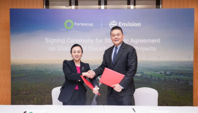 Envision and Fortescue sign 132MW wind deal