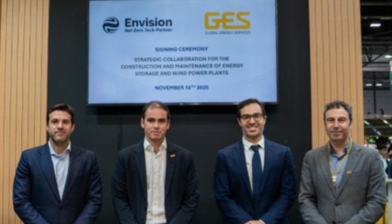 Envision and GES agree Europe clean energy pact Envision and GES agree Europe clean energy pact