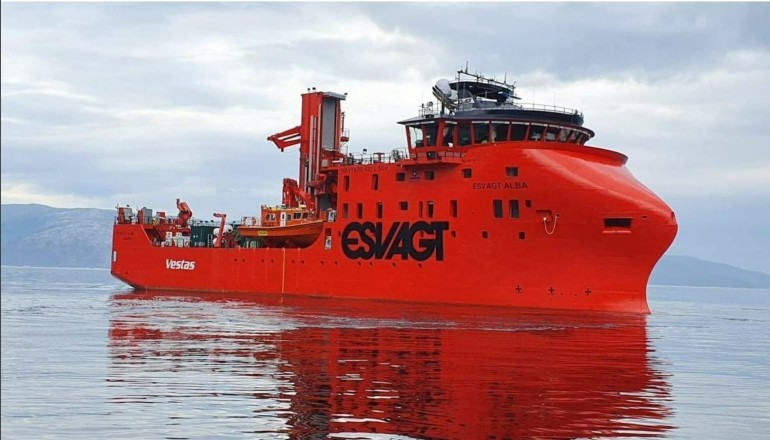 Esvagt delivers newbuild SOV for Moray East Esvagt delivers newbuild SOV for Moray East