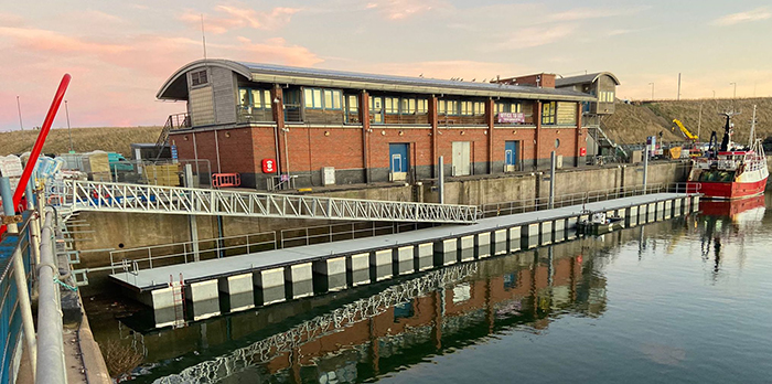 New O&M base berthing installed at Scottish harbour