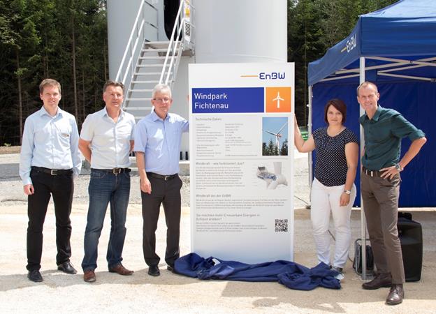 EnBW cuts Fichtenau ribbon EnBW cuts Fichtenau ribbon