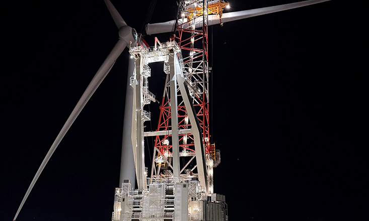 Final turbine installed at 450MW NnG project