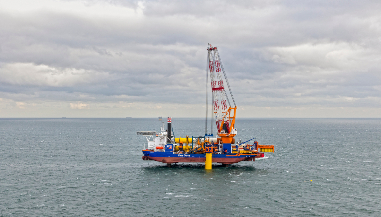Van Oord starts Borssele 3&4 foundation job Van Oord starts Borssele 3&4 foundation job