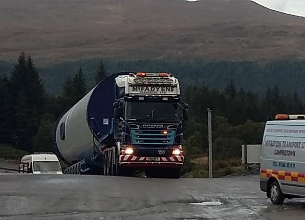 Vestas delivers at Stronelairg