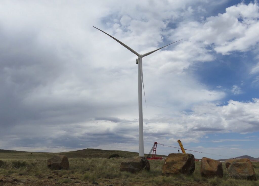 First turbine up at Noupoort