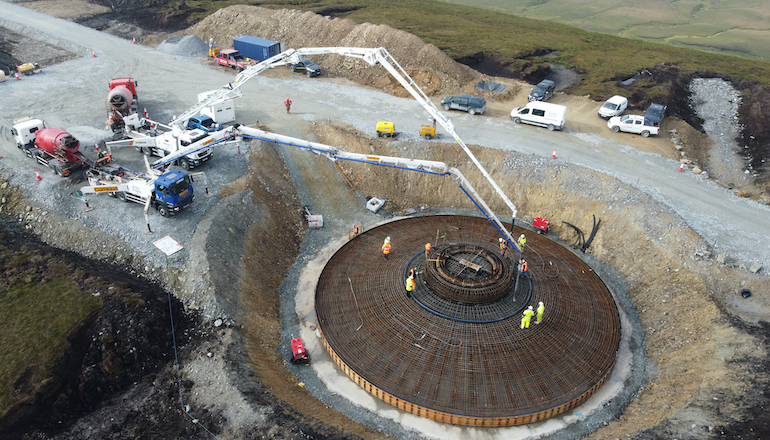 SSE pours concrete for first Viking foundation