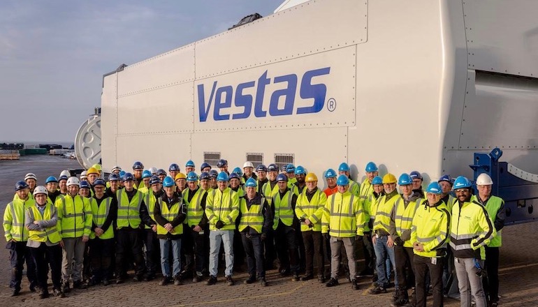 Vestas completes first EnVentus nacelle Vestas completes first EnVentus nacelle