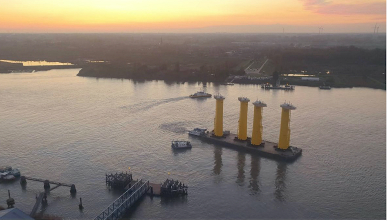 Smulders has shipped the first four transition pieces from its yard in Hoboken to Sif Group in Rotterdam for the Akita-Noshiro offshore wind farm in Japan