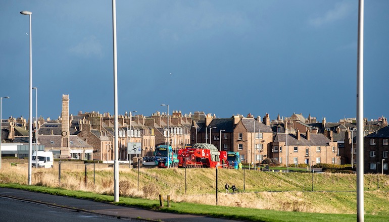 Moray East welcomes first onshore transformer
