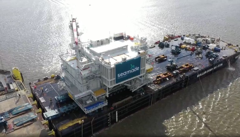 First topside sets sail for Seamade First topside sets sail for Seamade
