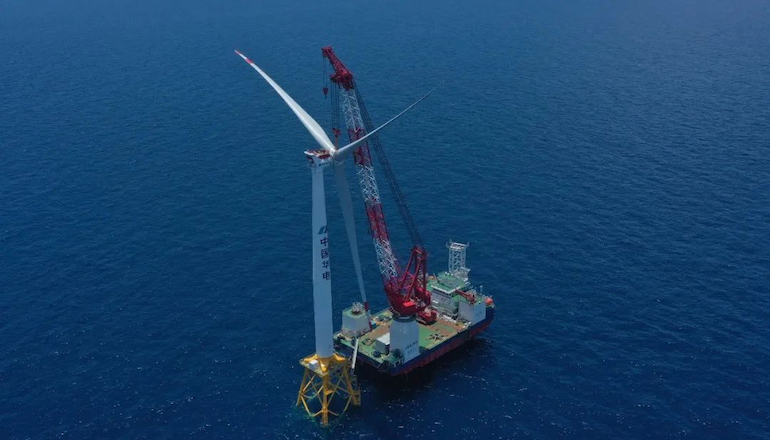 MingYang installs first turbine at Yangjiang Qingzhou 3 MingYang installs first turbine at Yangjiang Qingzhou 3